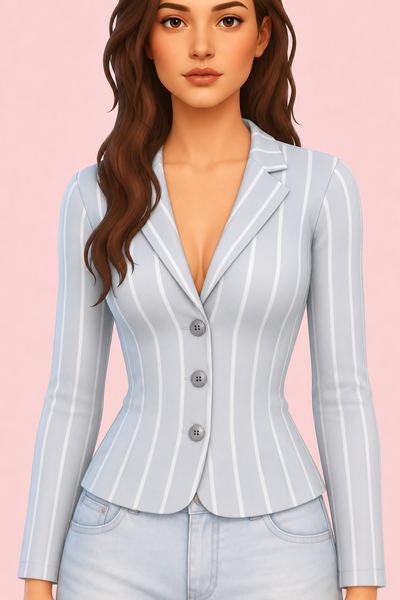 Power Player Blazer custom content (CC) for Sims 4 by milliancc