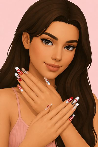 new york minute nails custom content (CC) for Sims 4 by thatsims4hore