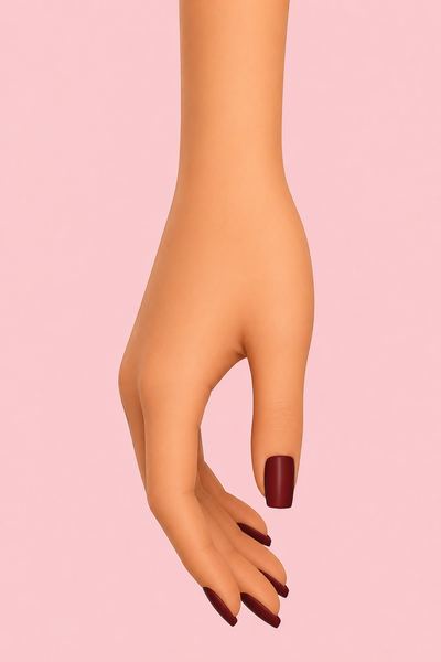 Nail It - Short Square custom content (CC) for Sims 4 by BlueCraving