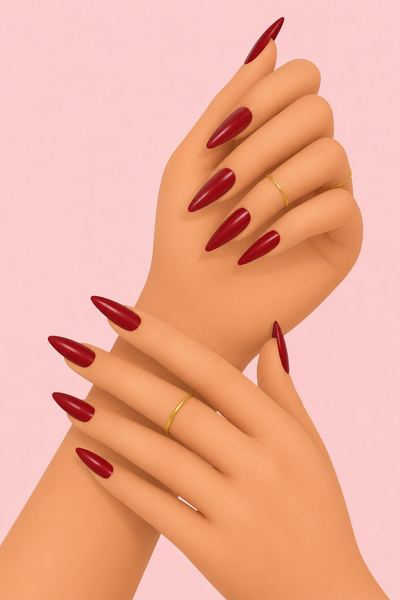 Nail It - Short Stiletto custom content (CC) for Sims 4 by BlueCraving