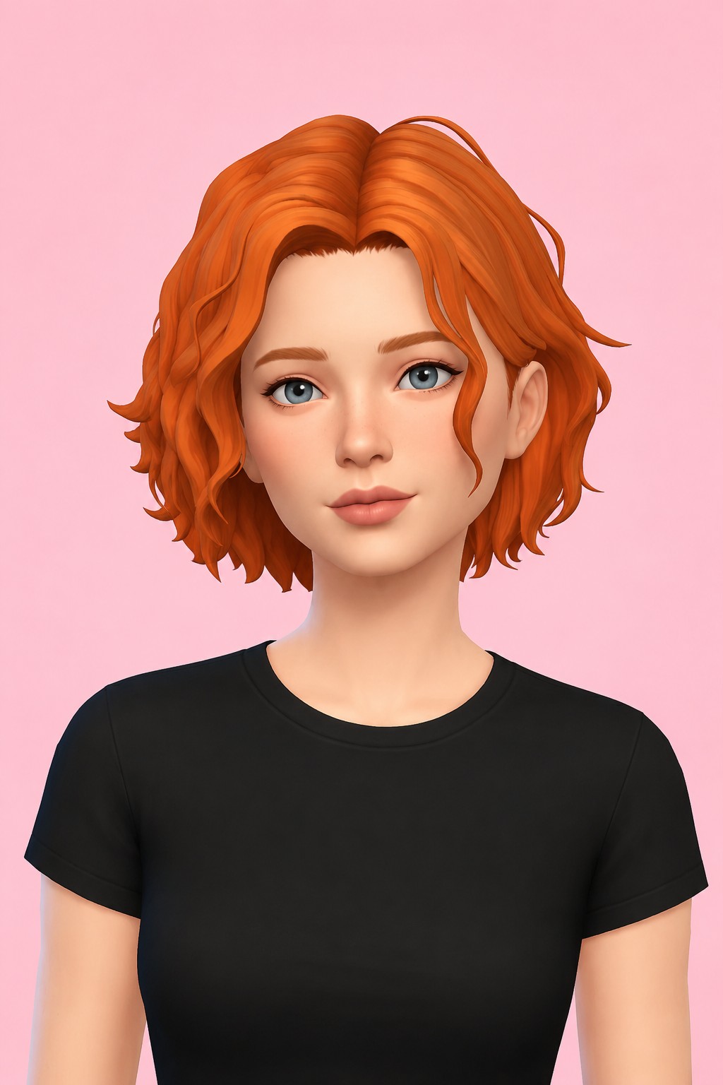 Dorian Hair custom content (CC) for Sims 4 by sunivaa
