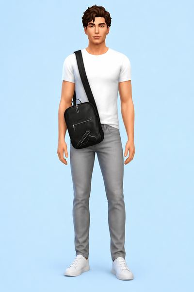 streetwear style Sims 4 CC — example render