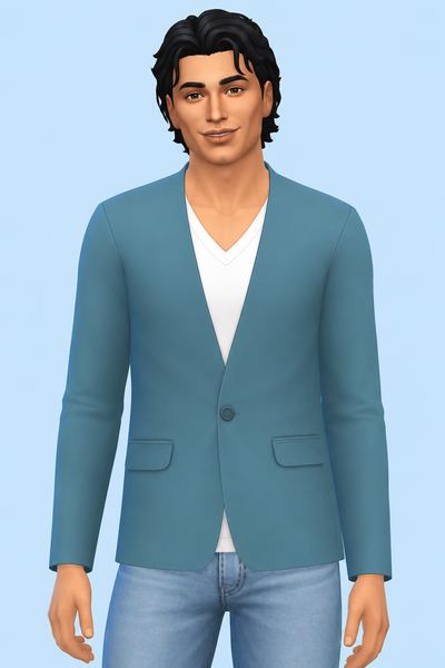Jacket custom content (CC) for Sims 4 by ikosims