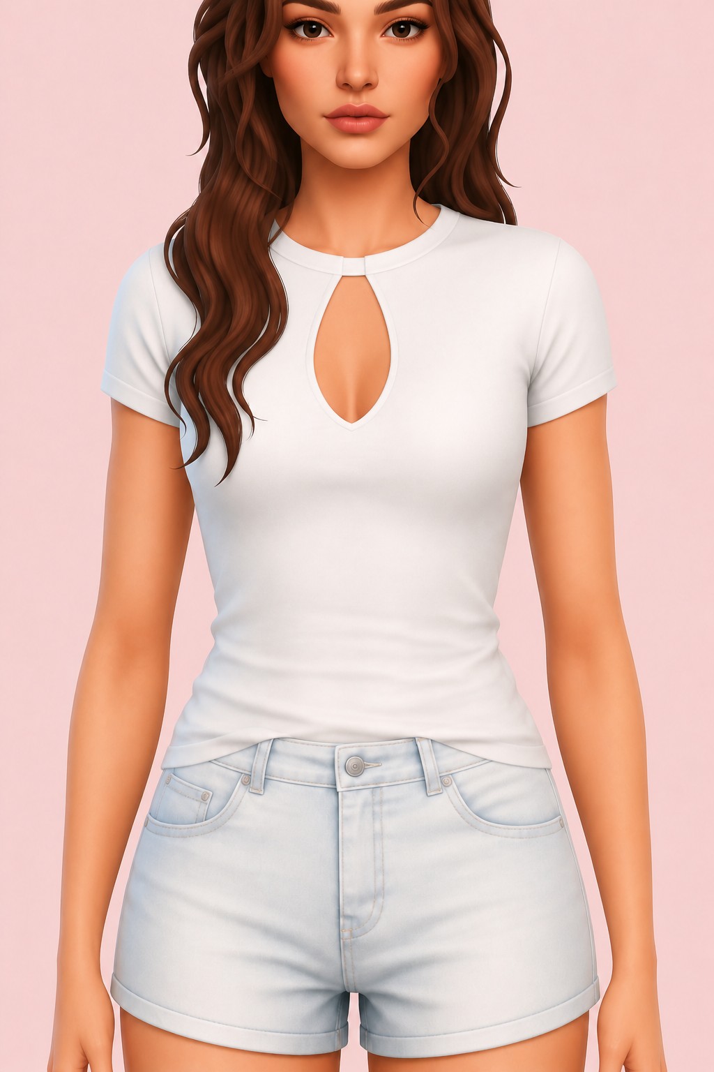 Kara Top custom content (CC) for Sims 4 by backtrackcc