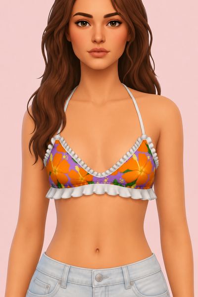 Lorelei Top custom content (CC) for Sims 4 by clumsyalien