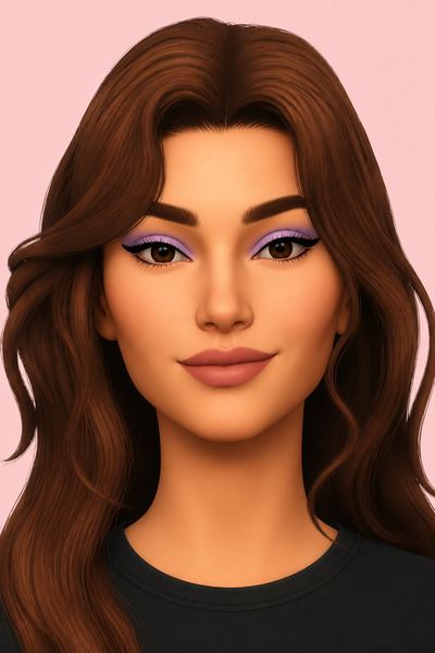 makeup Sims 4 CC — example render
