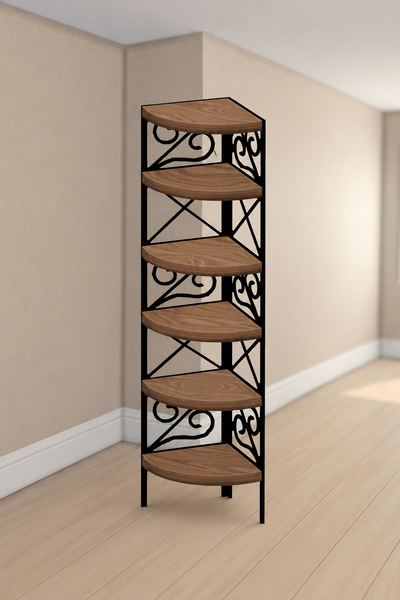 Wrought iron shelf unit custom content (CC) for Sims 4 by YannaSims4CC