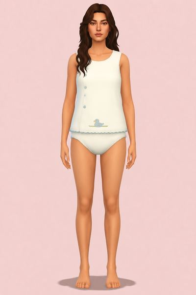 Scallop Fullbody custom content (CC) for Sims 4 by Vidasimss