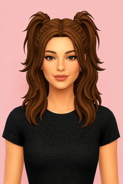 coquette style Sims 4 CC — example render