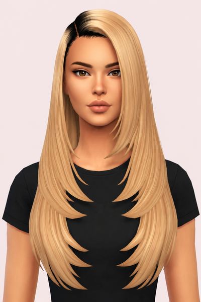 Brandi Hair custom content (CC) for Sims 4 by aharris00britney