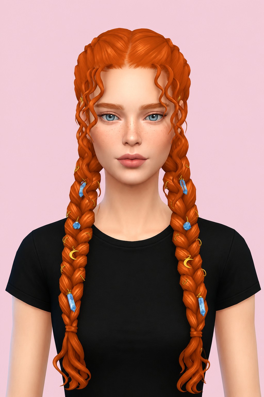 Beverly Hairstyle custom content (CC) for Sims 4 by simstrouble