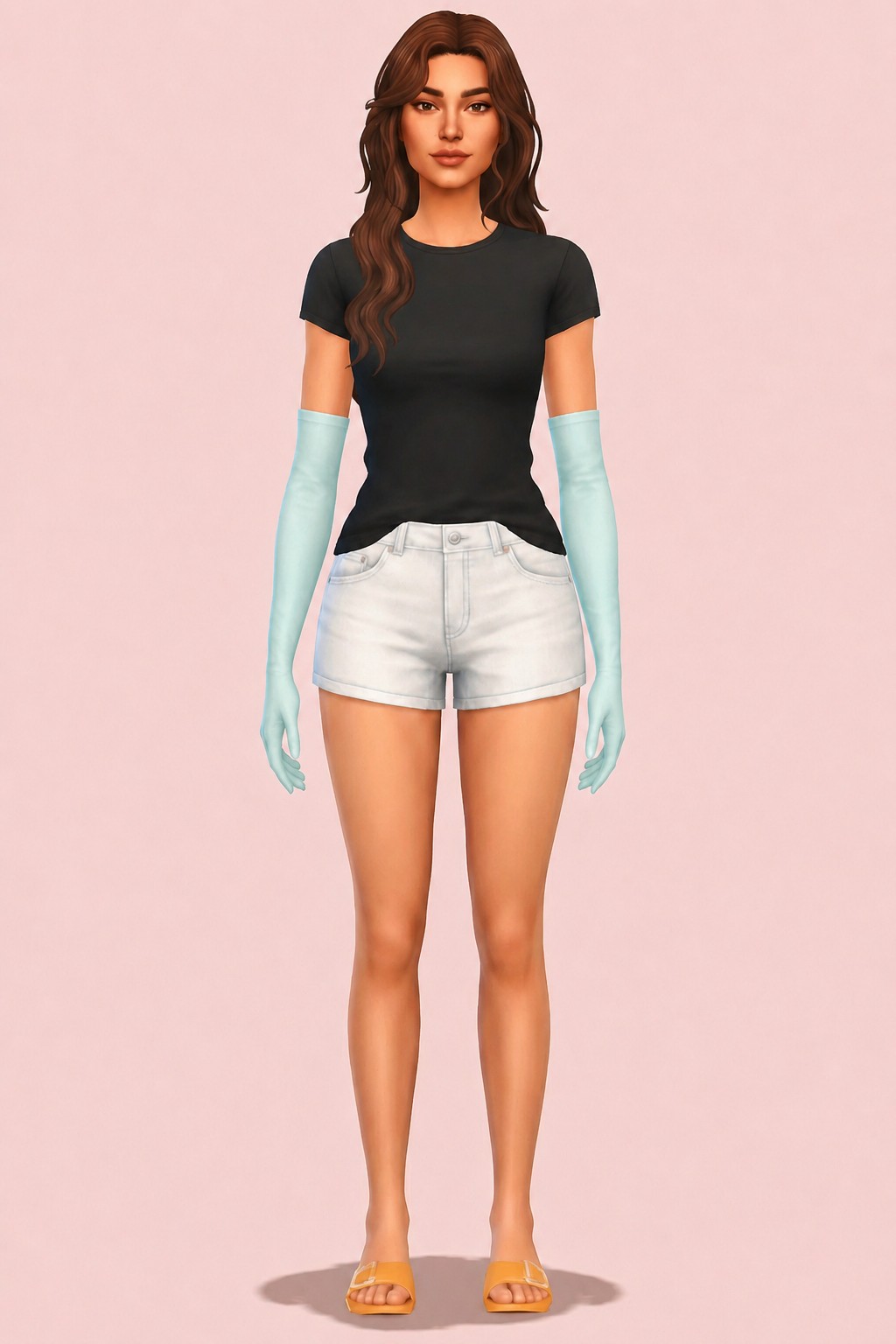 Gants de mariée custom content (CC) for Sims 4 by backtrackcc