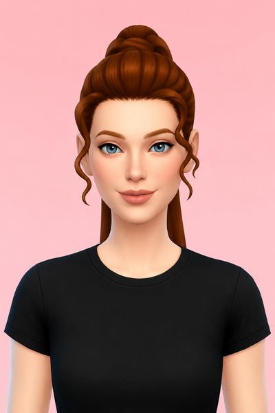 TRESSAGE HAIRSTYLE 💚✨ custom content (CC) for Sims 4 by boschianacc