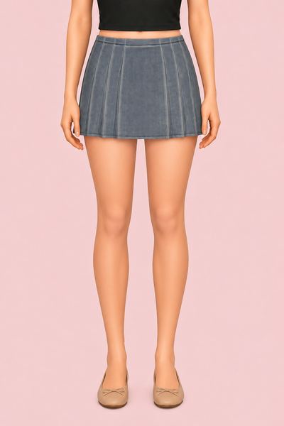 Raven Skirt custom content (CC) for Sims 4 by arethabee