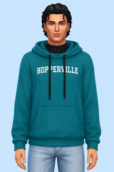 Jacob Hoodie custom content (CC) for Sims 4 by marsmerizingsims