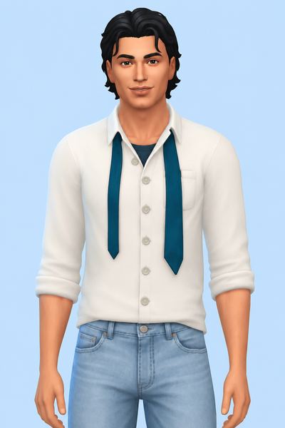 Jay Shirt custom content (CC) for Sims 4 by marsmerizingsims
