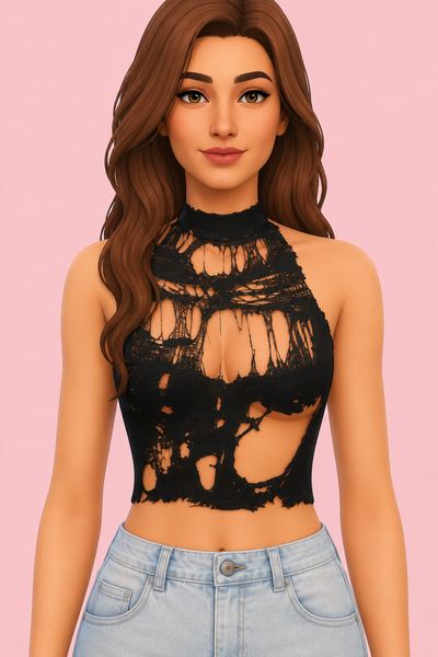 Valium Top custom content (CC) for Sims 4 by b0t0xbrat