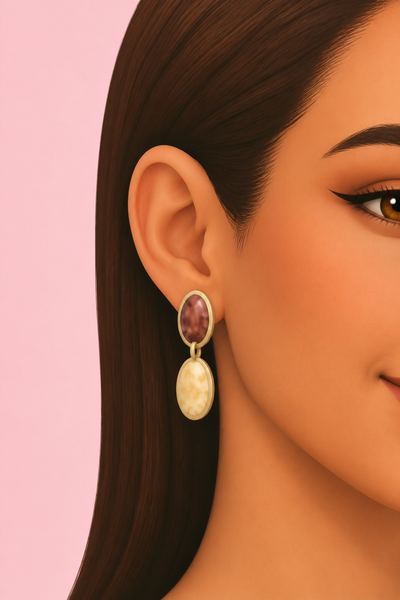 Aster Earrings custom content (CC) for Sims 4 by BananaSimss