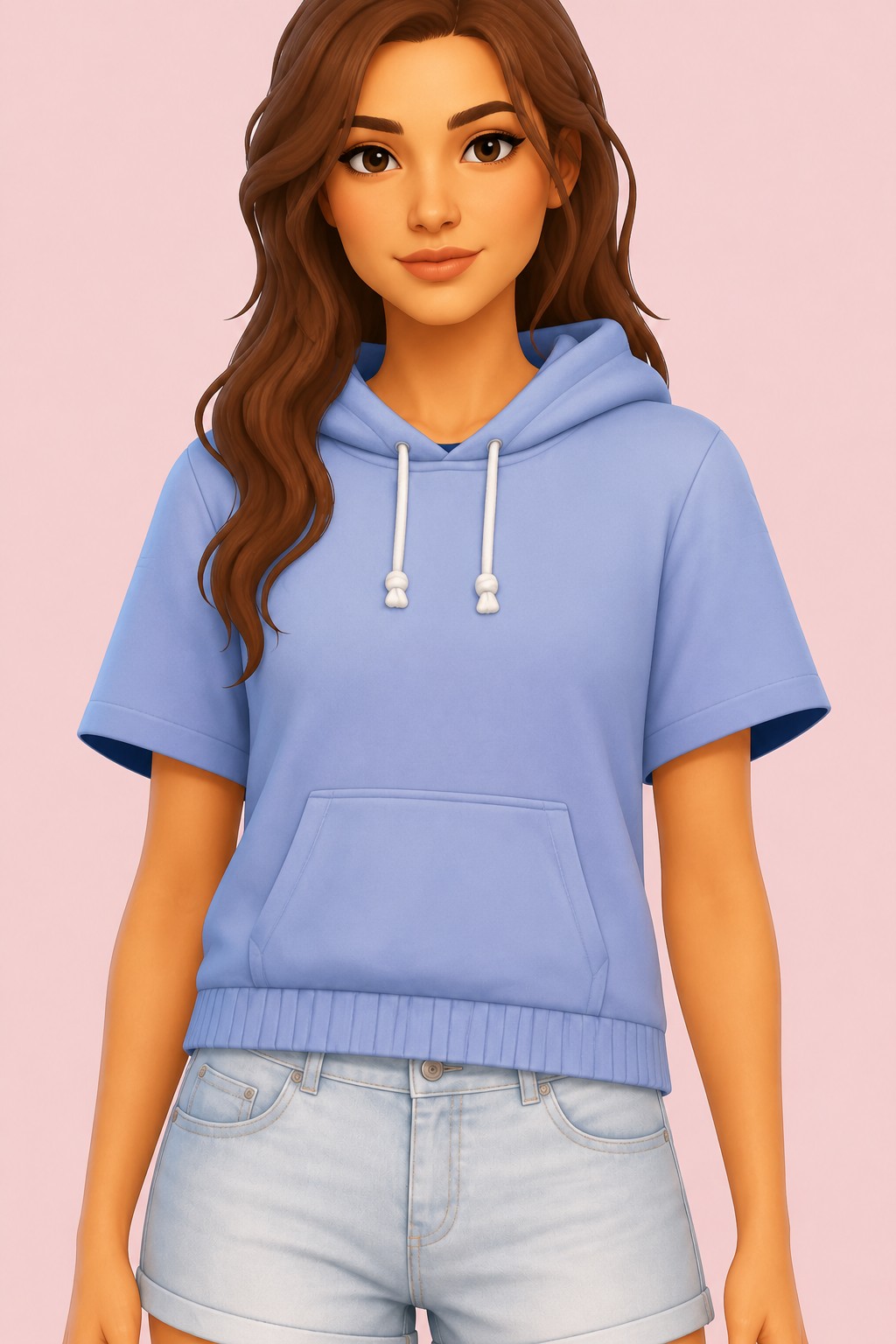 Charlie Top custom content (CC) for Sims 4 by powluna