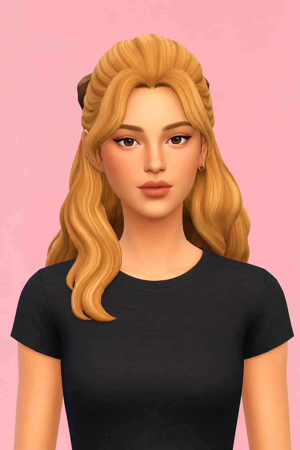 Catherine Hair custom content (CC) for Sims 4 by rustysims