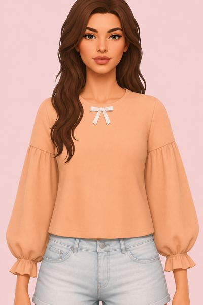 Clarissa Top custom content (CC) for Sims 4 by powluna