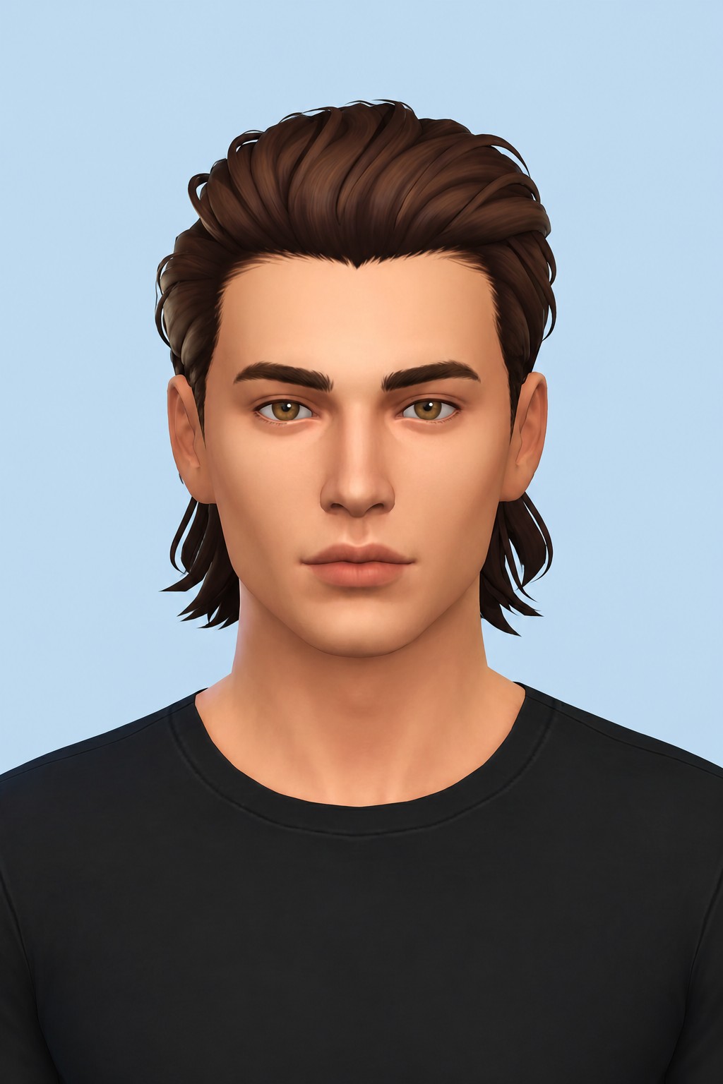 Marco Hair custom content (CC) for Sims 4 by johnnysims