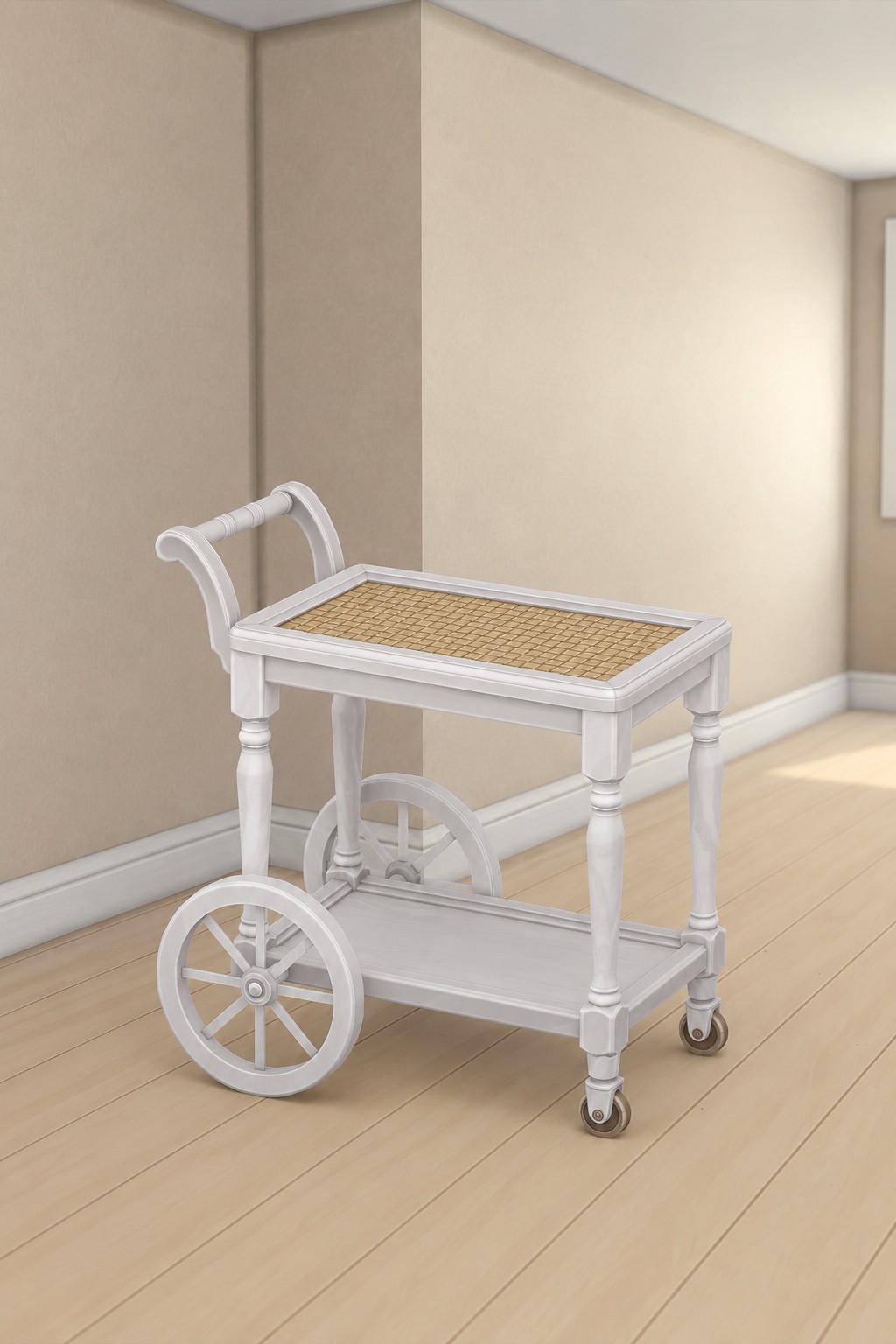 Rolling Gossip Cart custom content (CC) for Sims 4 by oliolicc