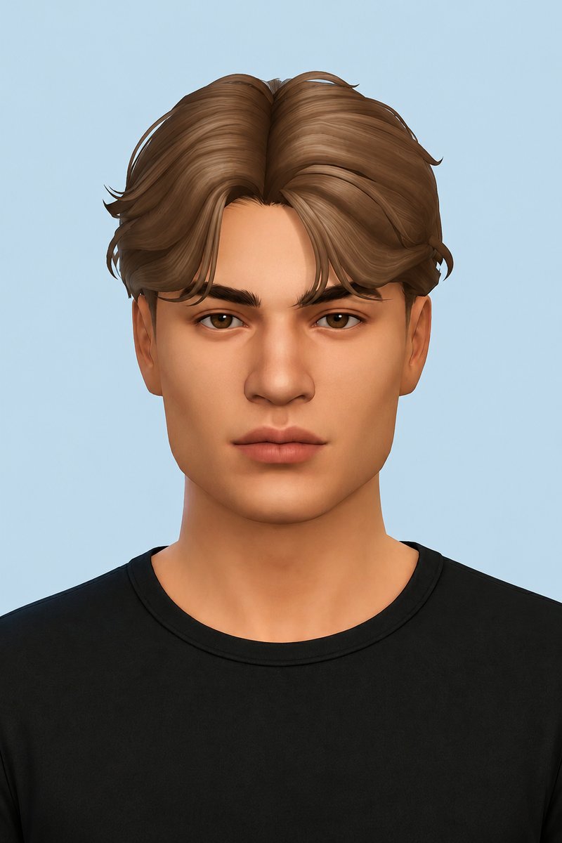 Hunter Hair custom content (CC) for Sims 4 by johnnysims