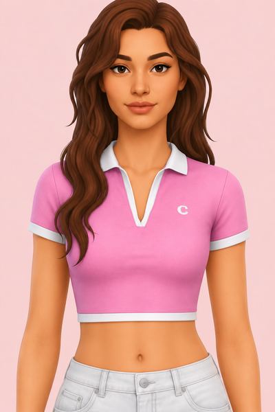 Olivia Top custom content (CC) for Sims 4 by caiocc