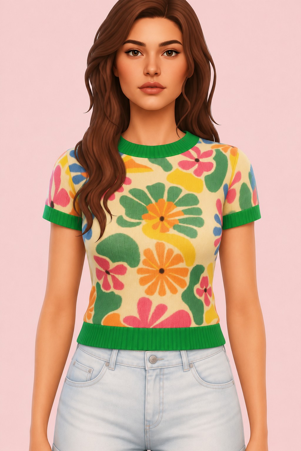 Emily Sweater custom content (CC) for Sims 4 by icecreamforbreakfast