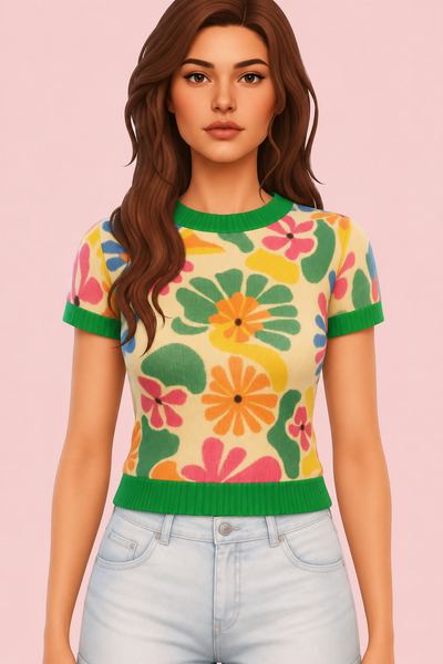 Emily Sweater custom content (CC) for Sims 4 by icecreamforbreakfast