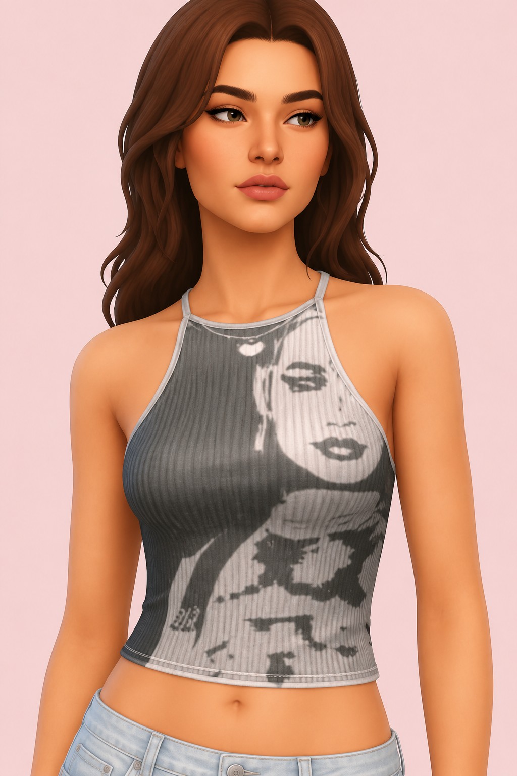 Trowma Top custom content (CC) for Sims 4 by greenllamas