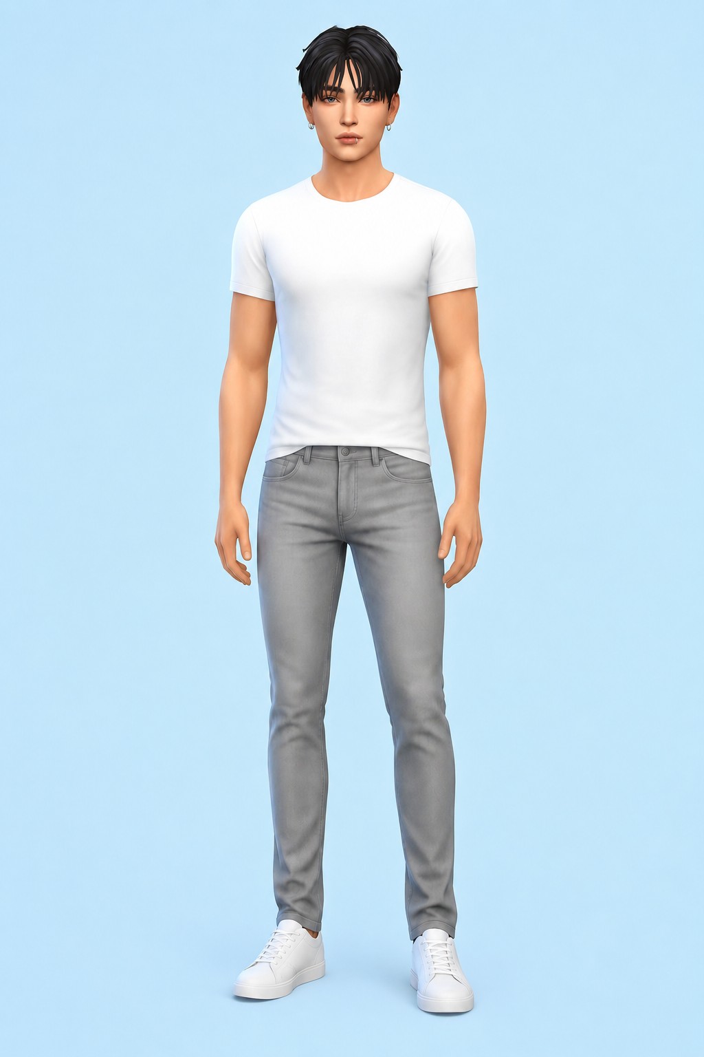 Ethan hairstyle custom content (CC) for Sims 4 by thekunstwollen