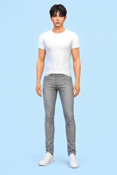 Ethan hairstyle custom content (CC) for Sims 4 by thekunstwollen