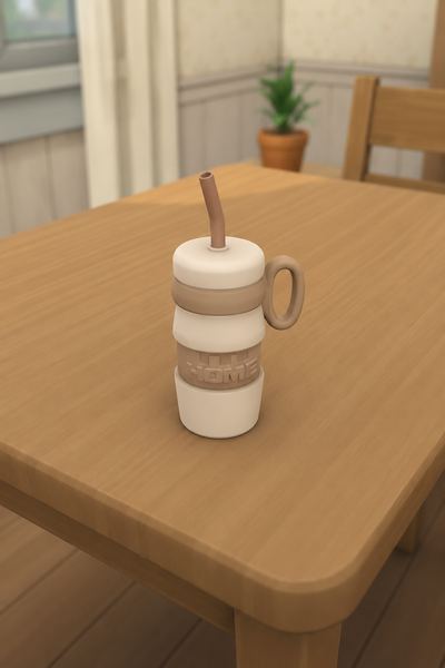 Home Gym Bottle custom content (CC) for Sims 4 by cazhan