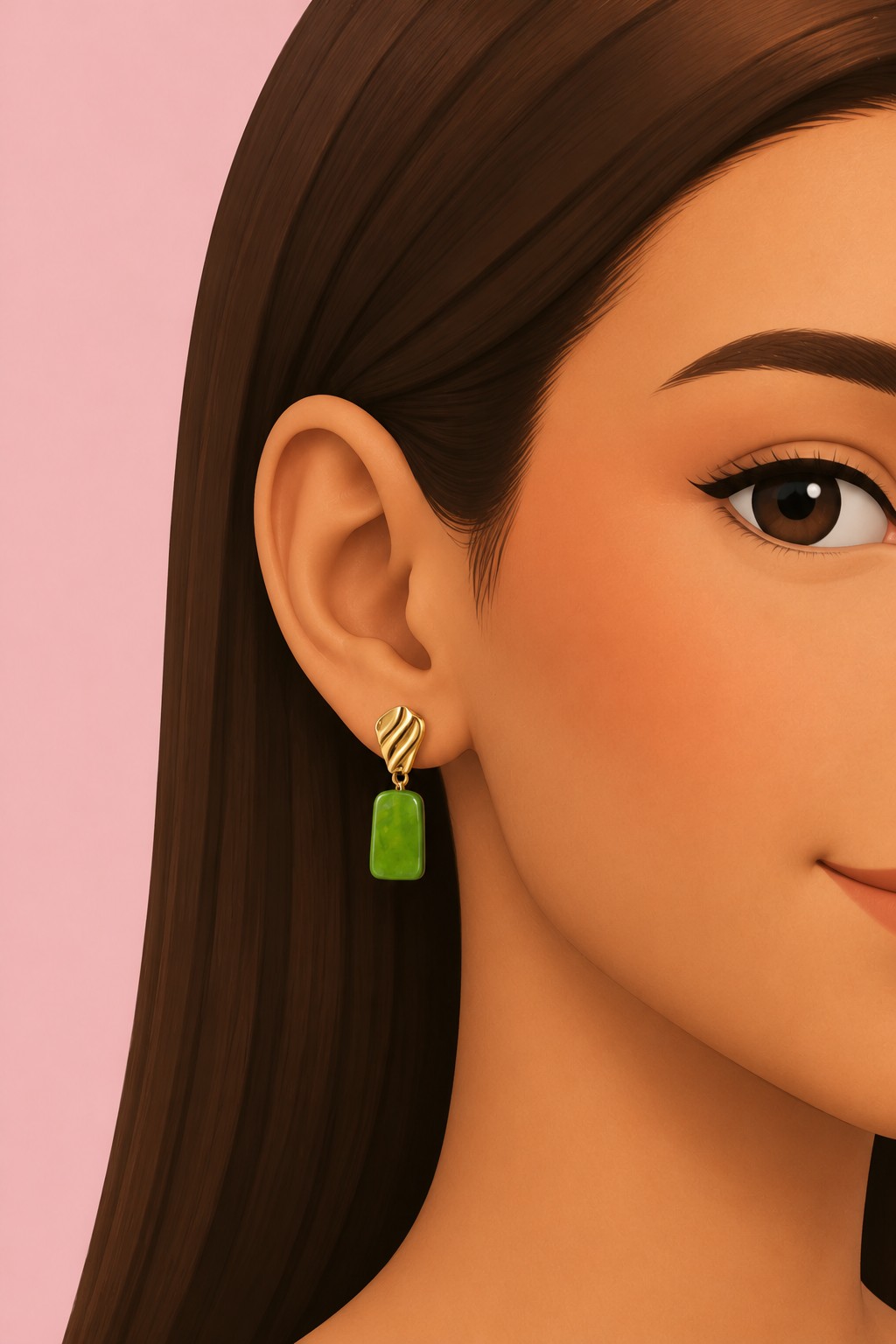 Sunkissed Petals Drop Earrings custom content (CC) for Sims 4 by RIMINGs