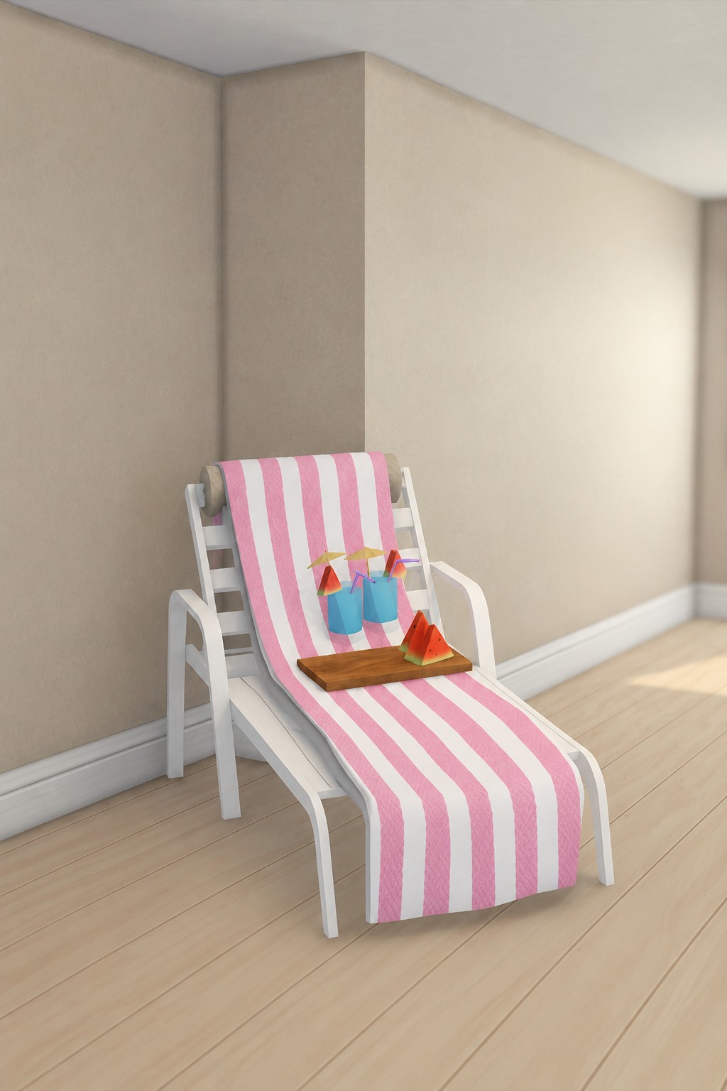 Beach set custom content (CC) for Sims 4 by HeraSims