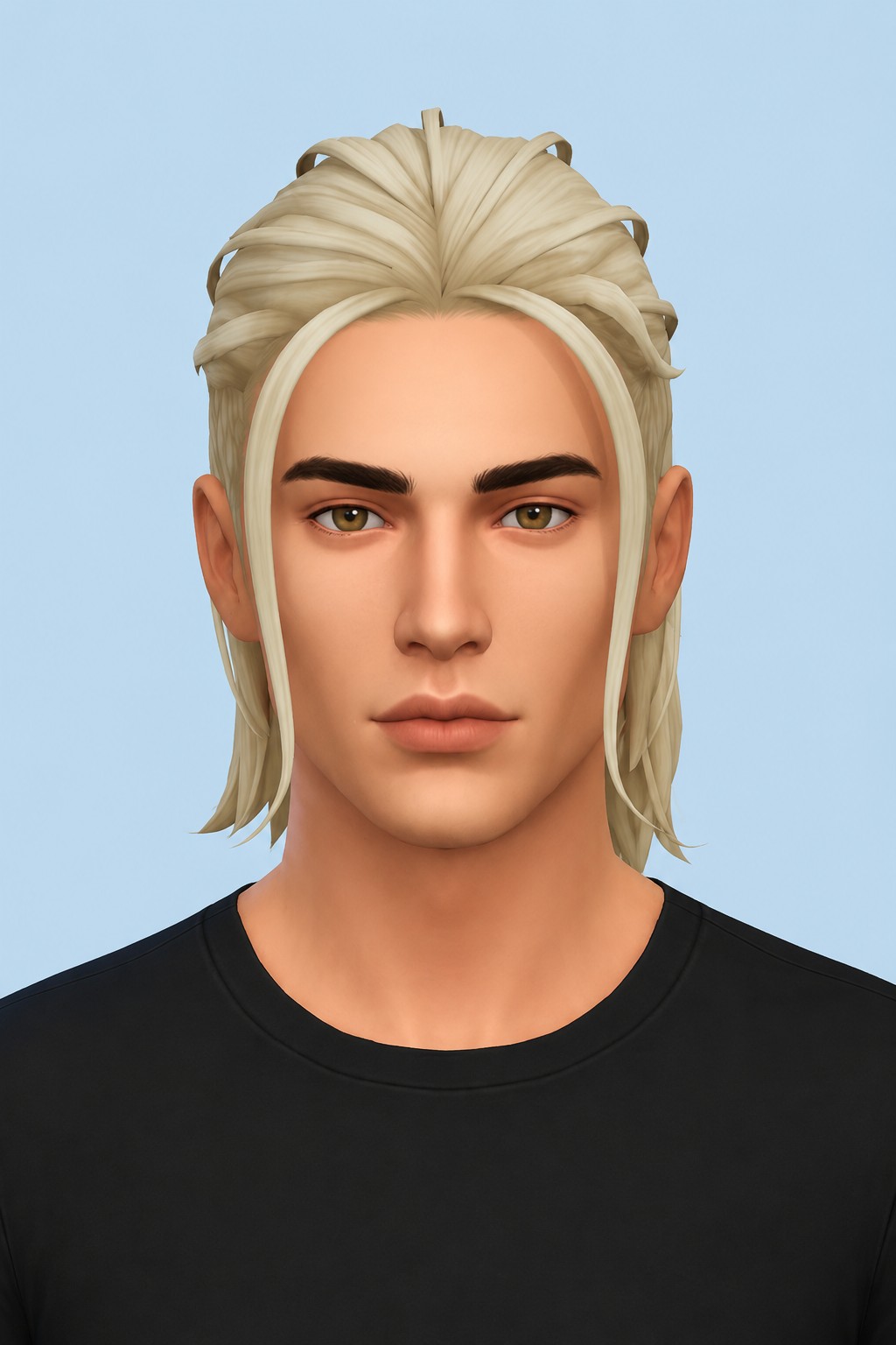 Henry Hair custom content (CC) for Sims 4 by johnnysims