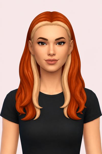 Lilith Hair custom content (CC) for Sims 4 by imvikai