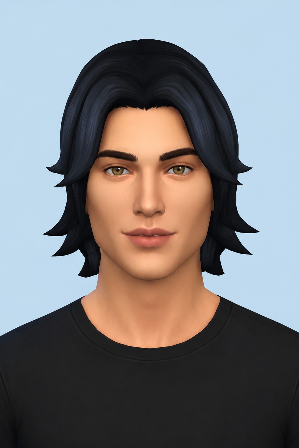 Storm Hair custom content (CC) for Sims 4 by imvikai
