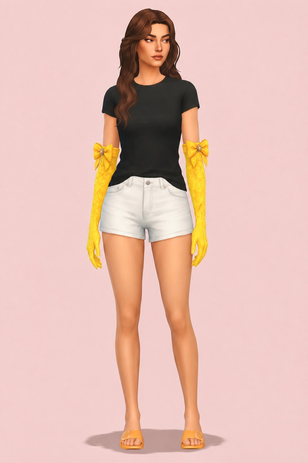 Florence Gloves custom content (CC) for Sims 4 by Livixo
