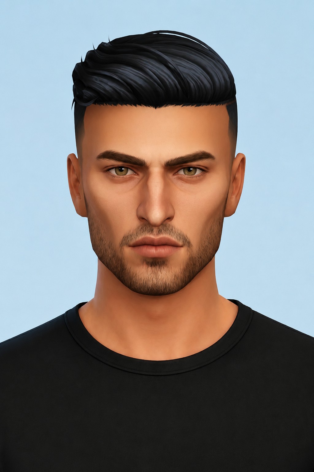 Mario Hair custom content (CC) for Sims 4 by johnnysims