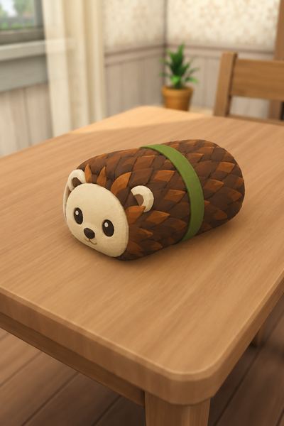 Hedgehog Roll Blanket custom content (CC) for Sims 4 by melunn