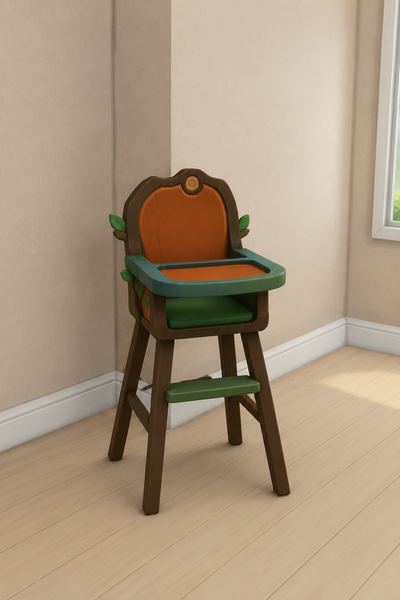 Trunk Highchair custom content (CC) for Sims 4 by melunn