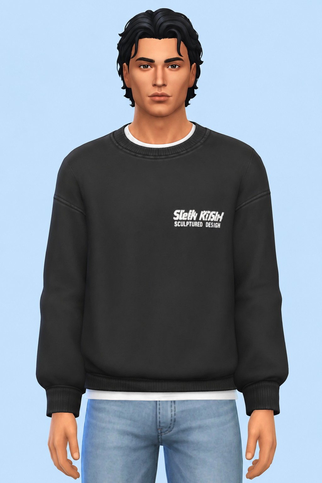 Cashmere Sweater custom content (CC) for Sims 4 by LIJOUE