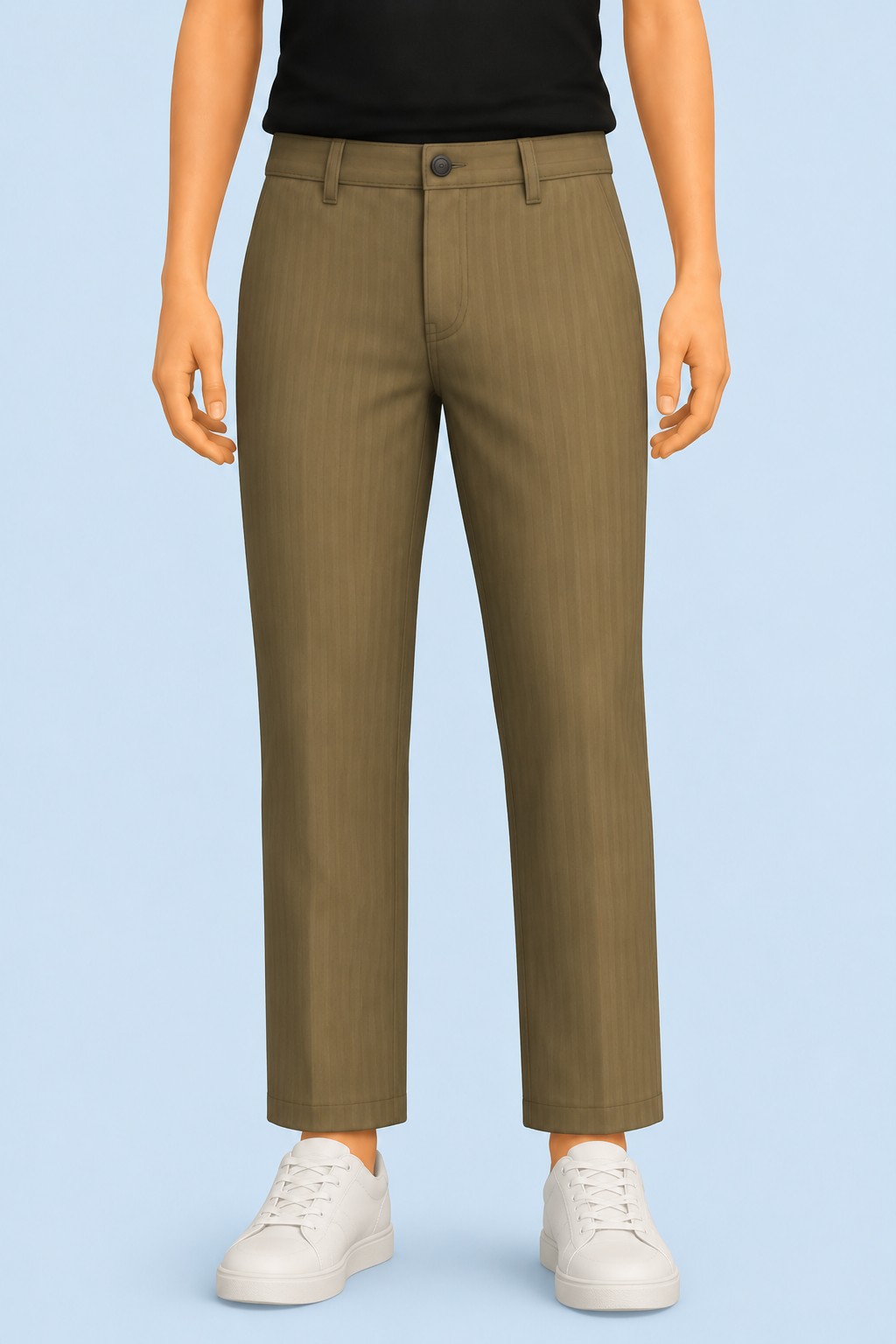 Cropped Slacks custom content (CC) for Sims 4 by LIJOUE