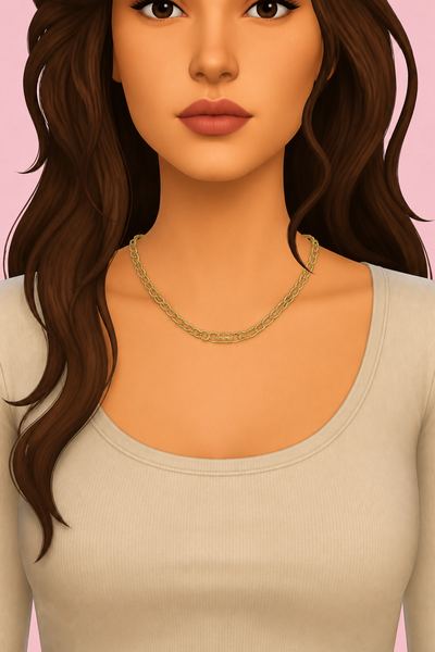 Academia Chain custom content (CC) for Sims 4 by madlen