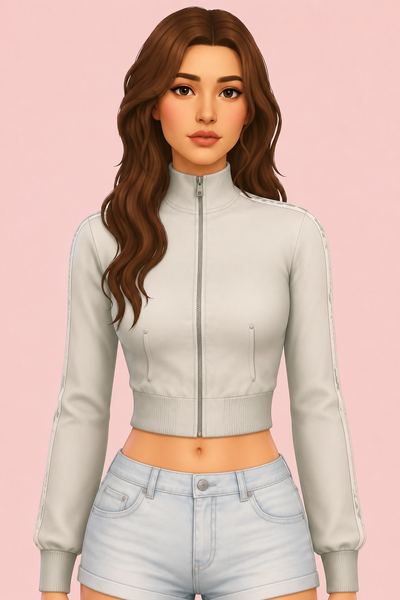Benika Top custom content (CC) for Sims 4 by mirosims2020