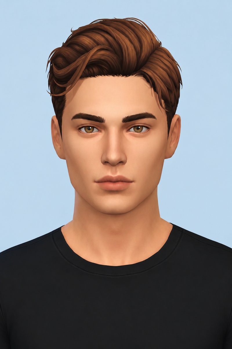 Finley Hair custom content (CC) for Sims 4 by johnnysims