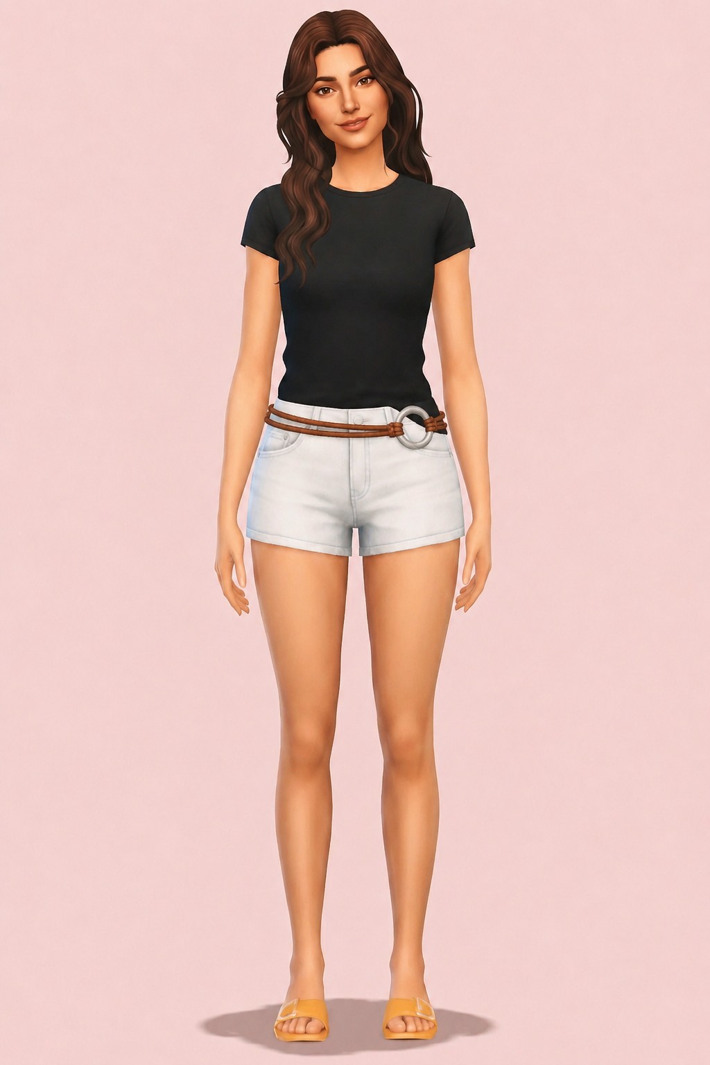 River Skirt Belt Overlay Ring custom content (CC) for Sims 4 by Simscollectionist